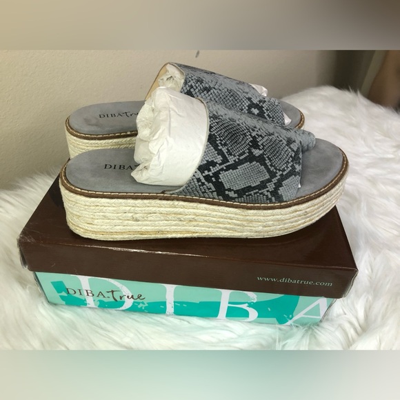 DIBA.True Demi Chase Snake Print Sandals. NIB - Picture 4 of 10